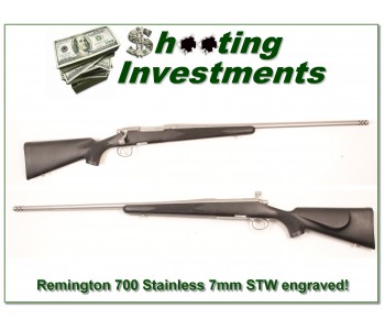 [SOLD] Remington 700 Stainless Engraved 7mm STW